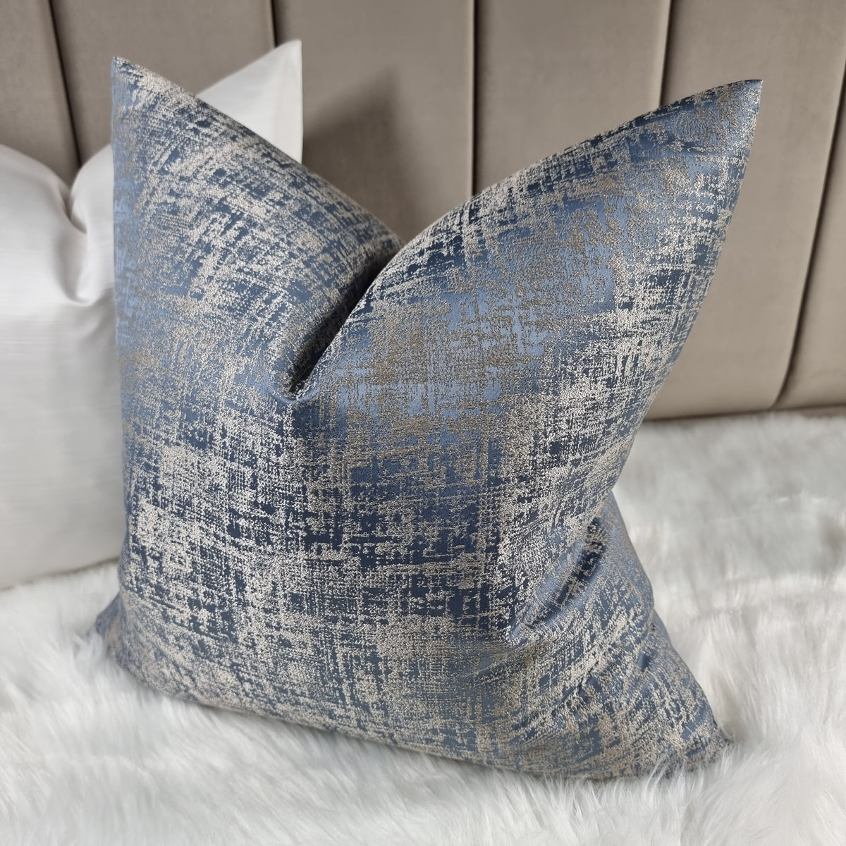 Denim blue cheap cushions