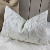 Lusso Marble Ivory Linen Cushion Cover Textured