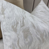 Lusso Marble Ivory Linen Cushion Cover Textured