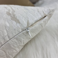 Lusso Marble Ivory Linen Cushion Cover Textured