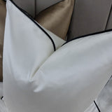 Majestic Pearl Bespoke Piped Cushion covers