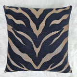 Zebra Bronze Cushion Cover Animal Print