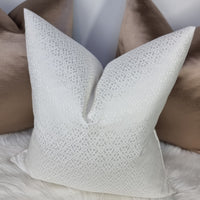 Adrianna Ivory Cushion Cover Luxurious Glamour