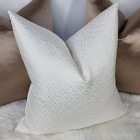 Adrianna Ivory Cushion Cover Luxurious Glamour