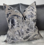 CLARKE & CLARKE TROPICALE CHARCOAL Handmade Cushion Cover