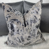 CLARKE & CLARKE TROPICALE CHARCOAL Handmade Cushion Cover