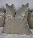 Luxor Stone & Gold cushion cover