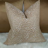 Antelope Sand Bronze Luxury Cushion Cover Textured