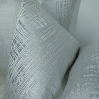 Gorgeous Textured Cushion Cover Luxurious Satin Dove Silver