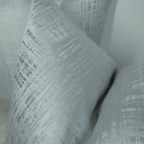 Gorgeous Textured Cushion Cover Luxurious Satin Dove Silver