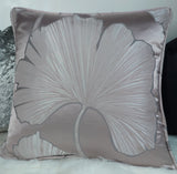 Piped Harlequin Azurea in Heather " Handmade Statement Cushion Cover VELVET Reverse