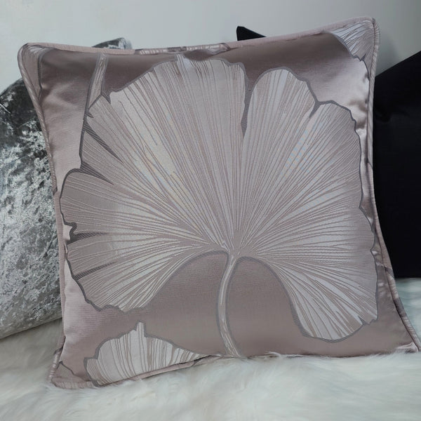 Piped Harlequin Azurea in Heather " Handmade Statement Cushion Cover VELVET Reverse