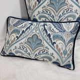 12"x20" Iliv Hidcote Piped in Prussian Handmade Cushion Cover