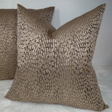 Antelope Mocha / Bronze Luxury Cushion Cover Textured