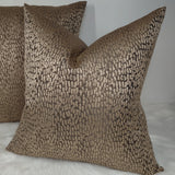 Antelope Mocha / Bronze Luxury Cushion Cover Textured