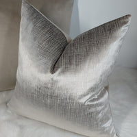 Harlequin Osamu Velvet  Cushion Cover in Taupe