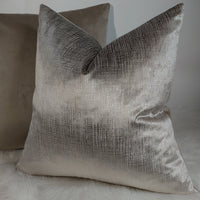 Harlequin Osamu Velvet  Cushion Cover in Taupe