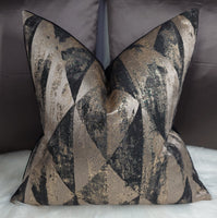 Mystique Black & Gold Handmade Cushion Cover