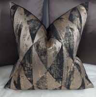 Mystique Black & Gold Handmade Cushion Cover