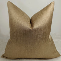 Luxury Textured Sienna Gold Cushion cover, Elegant home decor