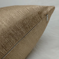 Luxury Textured Sienna Gold Cushion cover, Elegant home decor