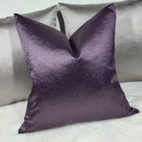 Anshu Aubergine / Purple / Luxury Home Cushion Cover for sofa bed or chair