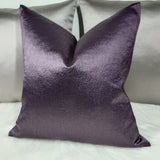 Anshu Aubergine / Purple / Luxury Home Cushion Cover for sofa bed or chair