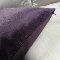 Anshu Aubergine / Purple / Luxury Home Cushion Cover for sofa bed or chair