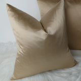 Luxury Elegance Sand / Gold Satin Cushion cover Fabric, Elegant home decor