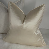 Self Piped Cream / Vanilla colourway Cushion Cover Fabric Handmade Luxury Decor