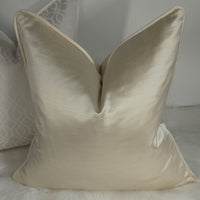 Self Piped Cream / Vanilla colourway Cushion Cover Fabric Handmade Luxury Decor