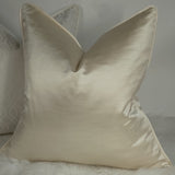 Self Piped Cream / Vanilla colourway Cushion Cover Fabric Handmade Luxury Decor