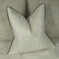 Hamlet Ivory Cushion cover, Piped in Bronze Gold.