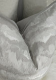 PIPED Heavenly Cloud Silver Luxury Cushion Cover Gorgeous fabric