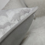 PIPED Heavenly Cloud Silver Luxury Cushion Cover Gorgeous fabric