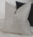 ANTELOPE PARCHMENT / TAUPE DOUBLE SIDED GLAMOROUS BOUTIQUE STYLE CUSHION COVER