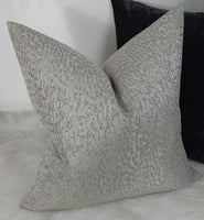 ANTELOPE PARCHMENT / TAUPE DOUBLE SIDED GLAMOROUS BOUTIQUE STYLE CUSHION COVER