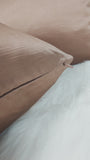 Duchess Copper Bronze Plain Satin Luxury Cushion Cover