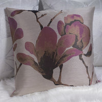 Harlequin "LOTUS in Magnolia Handmade Cushion Cover VELVET Reverse