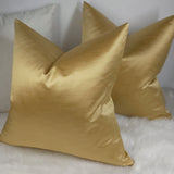 SET OF 2 Pampas Buttermilk Gold Cushion Cover