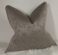 Phoenix Mocha - Brown Piped Cushion Cover