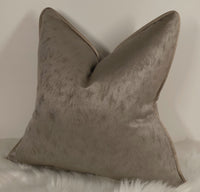 Phoenix Mocha - Brown Piped Cushion Cover