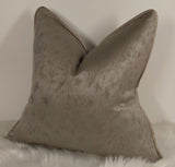 Phoenix Mocha - Brown Piped Cushion Cover