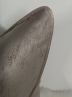 Phoenix Mocha - Brown Piped Cushion Cover