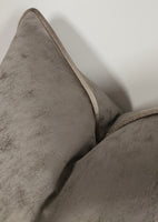 Phoenix Mocha - Brown Piped Cushion Cover