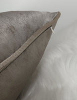 Phoenix Mocha - Brown Piped Cushion Cover