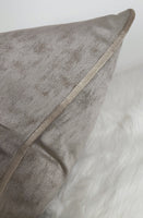 Phoenix Mocha - Brown Piped Cushion Cover