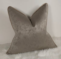 Phoenix Mocha - Brown Piped Cushion Cover