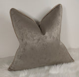 Phoenix Mocha - Brown Piped Cushion Cover