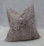 Sofia Mocha Textured Chenille  Luxury Cushion Cover